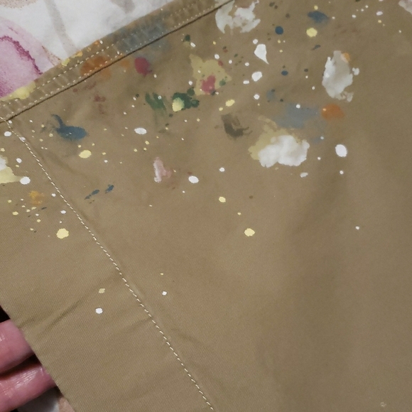 Ralph Lauren Khaki Chinos with Artistic Design - Picture 5 of 7